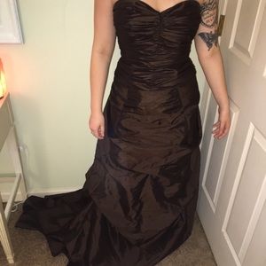 David’s bridal prom/bridesmaid dress.